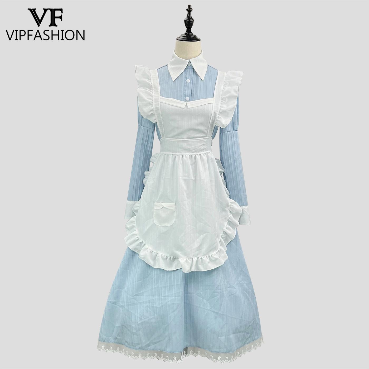 Women'S Fashion Korea - VIP MODA Victoria Hizmetçi Elbise Lolita