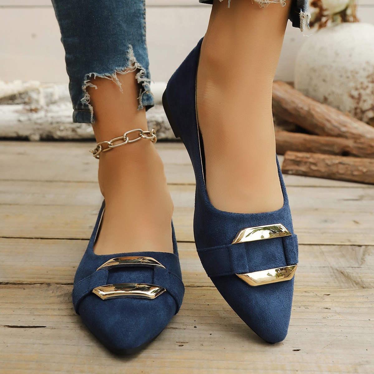 İlkbahar ve Sonbahar Zarif Siv - Women'S Fashion Shoes incelemesi ve fiyatı