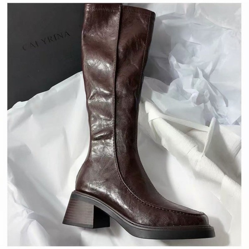 Kadınlar için Yuvarlak Burunlu - Women'S Fashion Knee High Boots incelemesi ve fiyatı